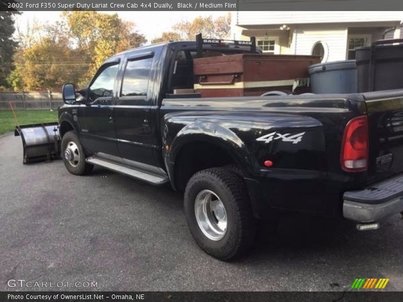 Black / Medium Flint 2002 Ford F350 Super Duty Lariat Crew Cab 4x4 Dually