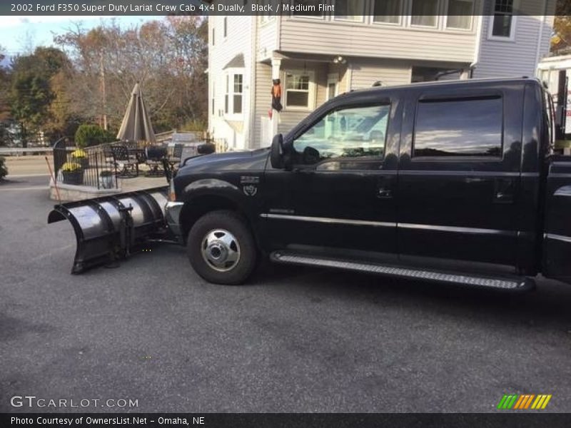 Black / Medium Flint 2002 Ford F350 Super Duty Lariat Crew Cab 4x4 Dually
