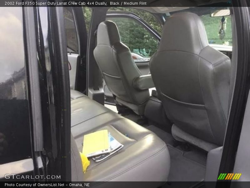 Black / Medium Flint 2002 Ford F350 Super Duty Lariat Crew Cab 4x4 Dually