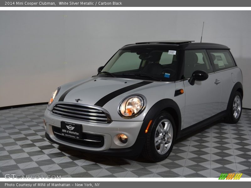 White Silver Metallic / Carbon Black 2014 Mini Cooper Clubman