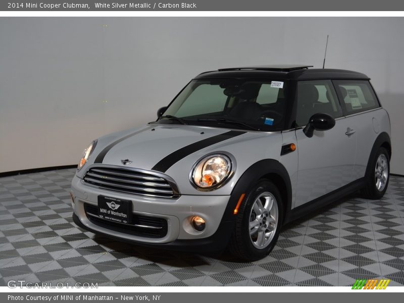 White Silver Metallic / Carbon Black 2014 Mini Cooper Clubman