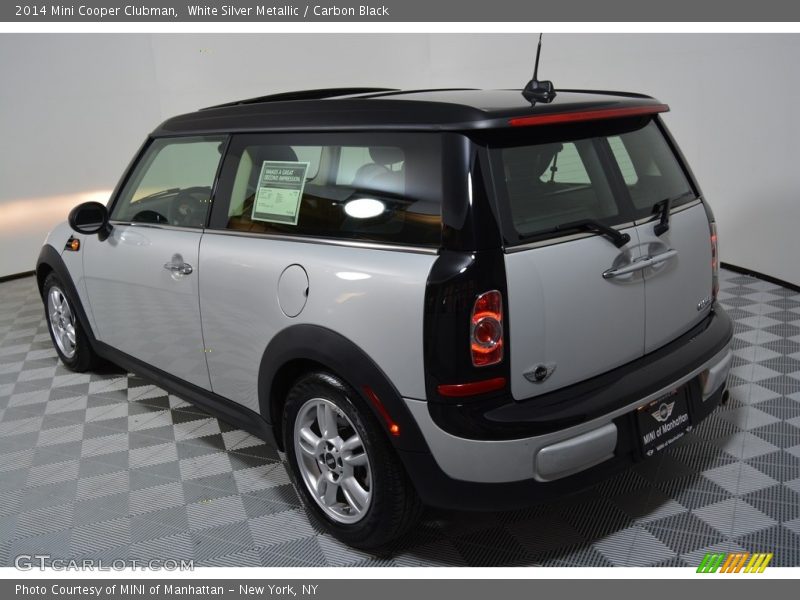 White Silver Metallic / Carbon Black 2014 Mini Cooper Clubman