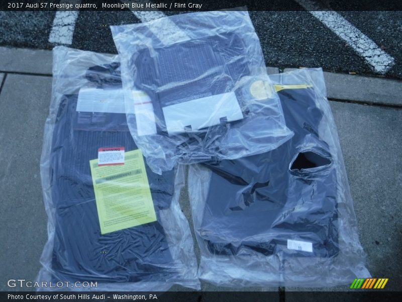 Moonlight Blue Metallic / Flint Gray 2017 Audi S7 Prestige quattro