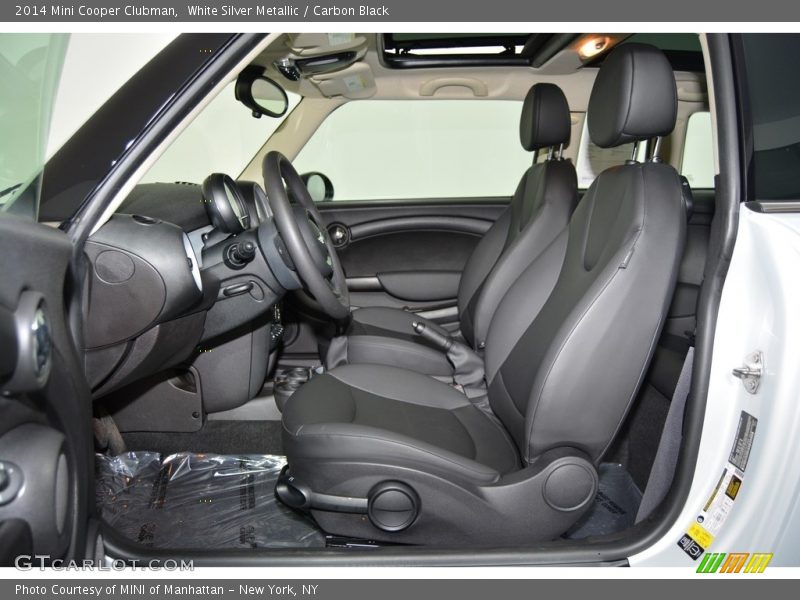 White Silver Metallic / Carbon Black 2014 Mini Cooper Clubman