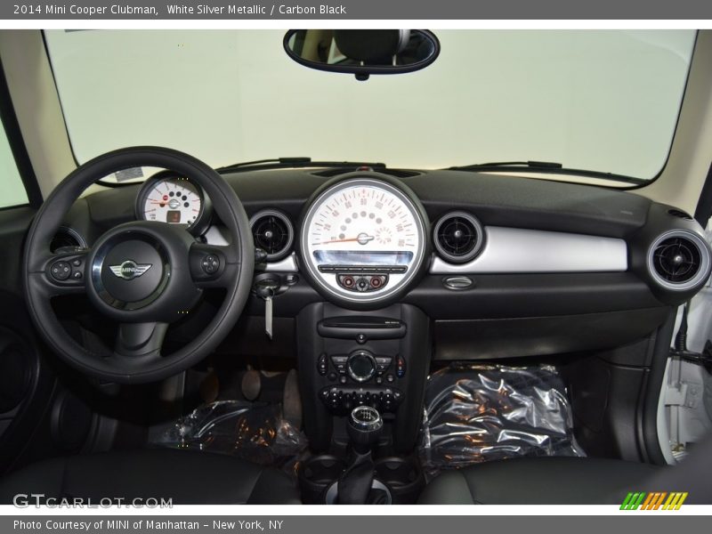 White Silver Metallic / Carbon Black 2014 Mini Cooper Clubman