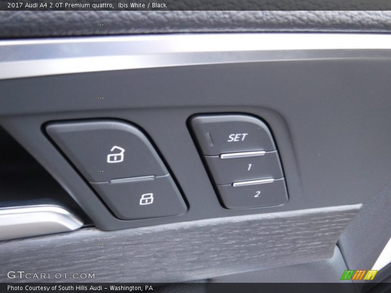 Ibis White / Black 2017 Audi A4 2.0T Premium quattro