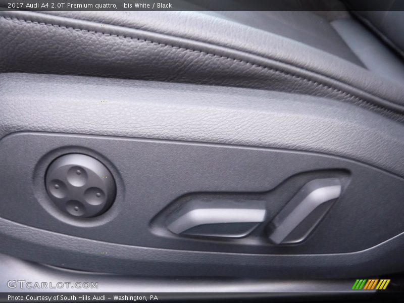 Ibis White / Black 2017 Audi A4 2.0T Premium quattro