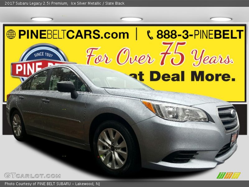 Ice Silver Metallic / Slate Black 2017 Subaru Legacy 2.5i Premium
