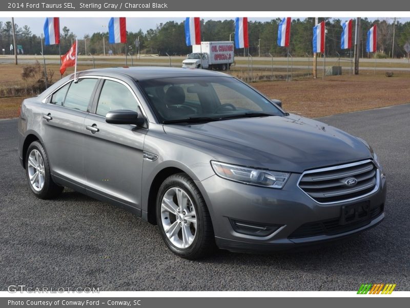 Sterling Gray / Charcoal Black 2014 Ford Taurus SEL
