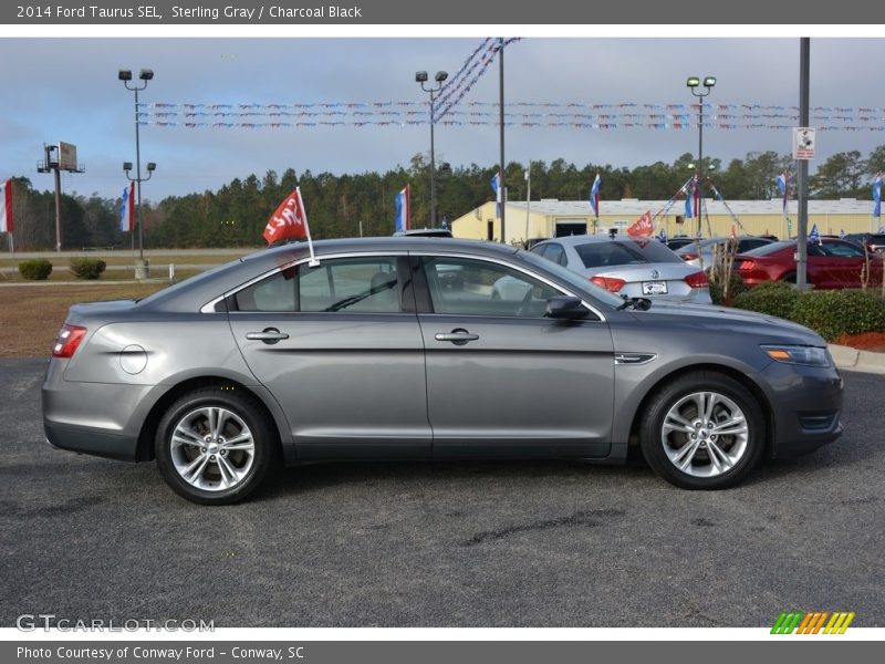 Sterling Gray / Charcoal Black 2014 Ford Taurus SEL