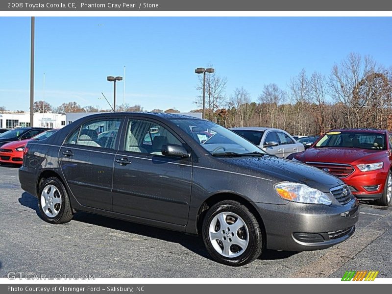 Phantom Gray Pearl / Stone 2008 Toyota Corolla CE