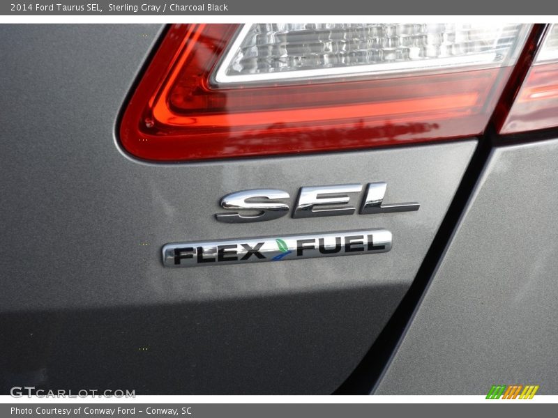 Sterling Gray / Charcoal Black 2014 Ford Taurus SEL