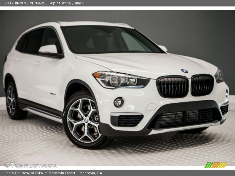 Alpine White / Black 2017 BMW X1 xDrive28i