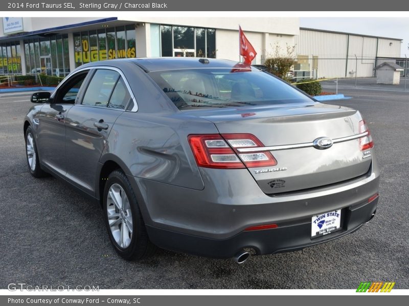 Sterling Gray / Charcoal Black 2014 Ford Taurus SEL