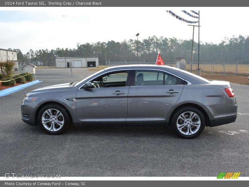 Sterling Gray / Charcoal Black 2014 Ford Taurus SEL