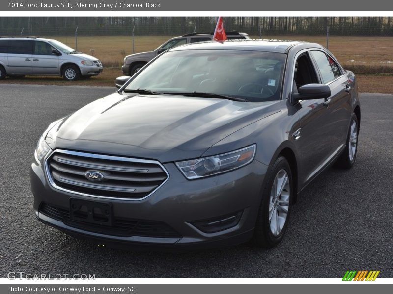 Sterling Gray / Charcoal Black 2014 Ford Taurus SEL