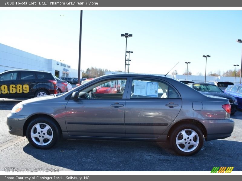 Phantom Gray Pearl / Stone 2008 Toyota Corolla CE