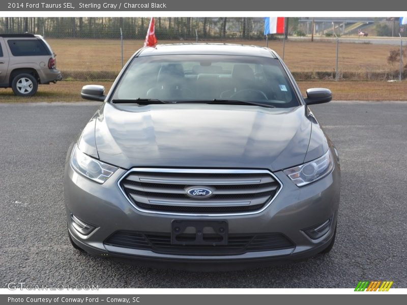 Sterling Gray / Charcoal Black 2014 Ford Taurus SEL