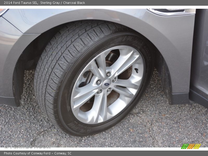 Sterling Gray / Charcoal Black 2014 Ford Taurus SEL