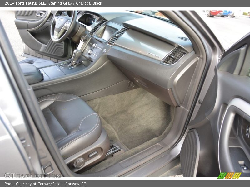 Sterling Gray / Charcoal Black 2014 Ford Taurus SEL