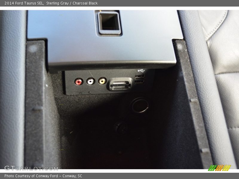 Sterling Gray / Charcoal Black 2014 Ford Taurus SEL