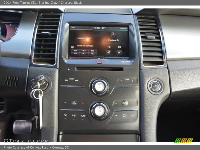 Sterling Gray / Charcoal Black 2014 Ford Taurus SEL