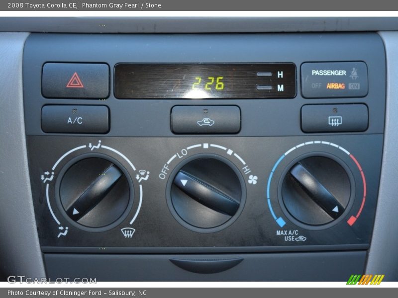 Phantom Gray Pearl / Stone 2008 Toyota Corolla CE