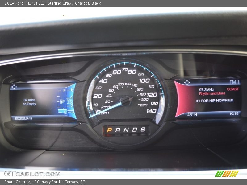 Sterling Gray / Charcoal Black 2014 Ford Taurus SEL