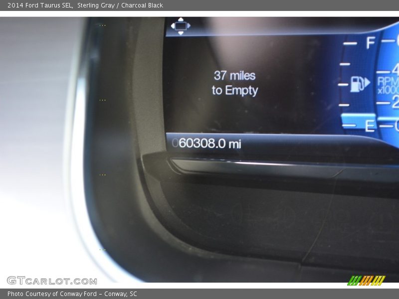 Sterling Gray / Charcoal Black 2014 Ford Taurus SEL