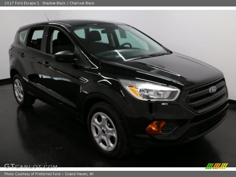 Shadow Black / Charcoal Black 2017 Ford Escape S