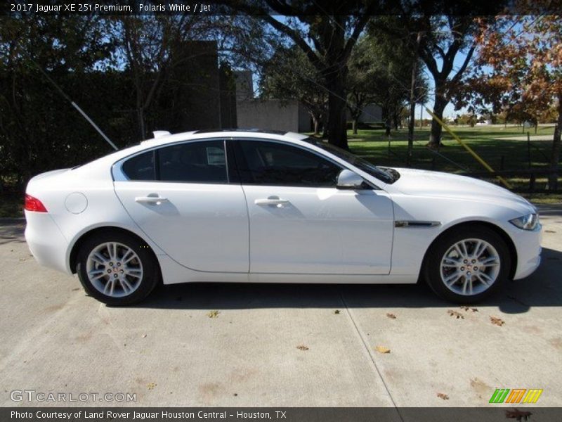 Polaris White / Jet 2017 Jaguar XE 25t Premium