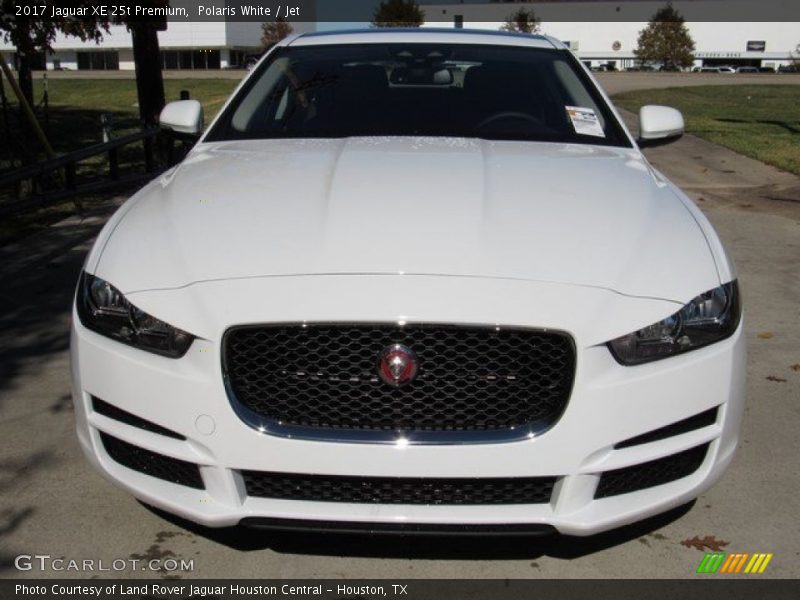 Polaris White / Jet 2017 Jaguar XE 25t Premium