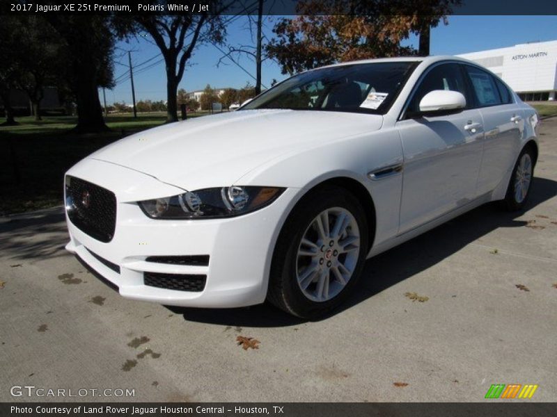 Polaris White / Jet 2017 Jaguar XE 25t Premium