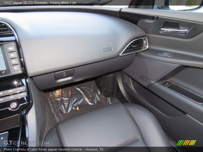 Polaris White / Jet 2017 Jaguar XE 25t Premium