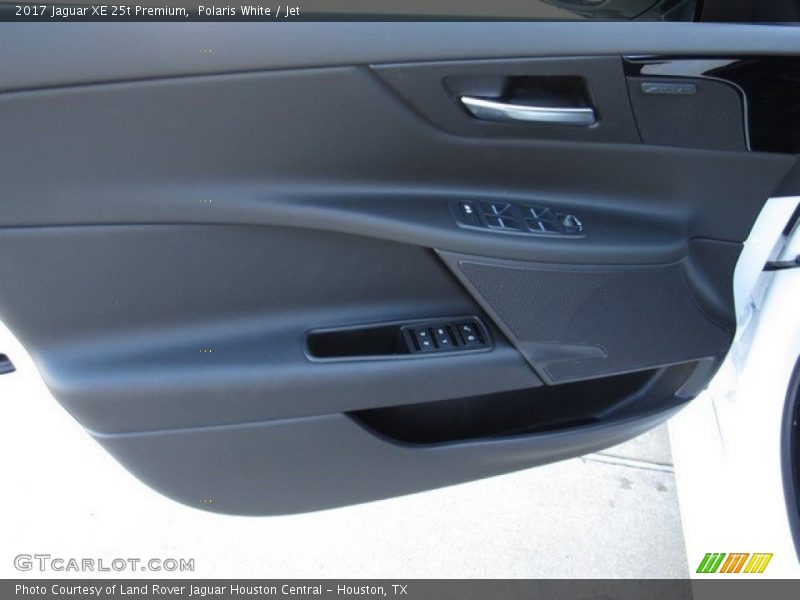 Polaris White / Jet 2017 Jaguar XE 25t Premium