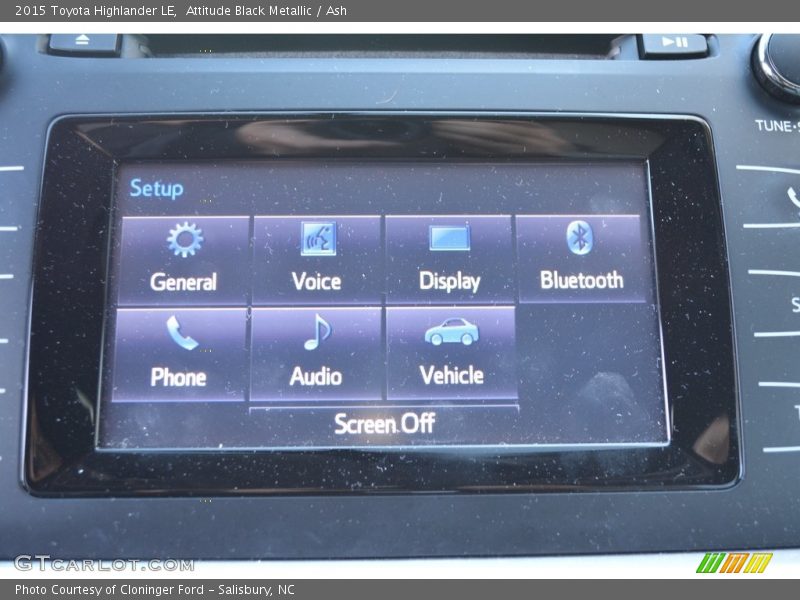 Attitude Black Metallic / Ash 2015 Toyota Highlander LE