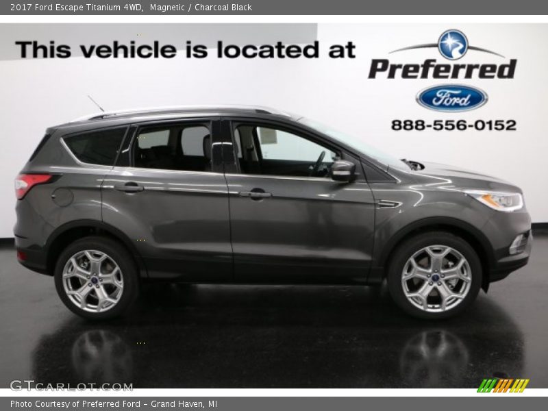 Magnetic / Charcoal Black 2017 Ford Escape Titanium 4WD