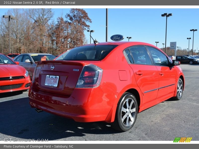 Red Brick / Charcoal 2012 Nissan Sentra 2.0 SR