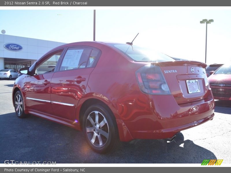 Red Brick / Charcoal 2012 Nissan Sentra 2.0 SR