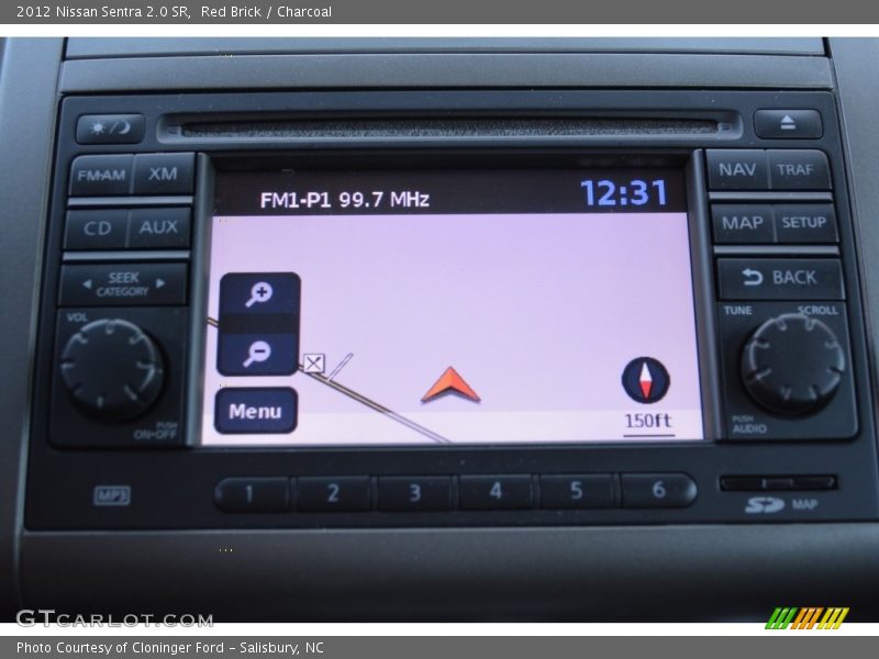 Red Brick / Charcoal 2012 Nissan Sentra 2.0 SR