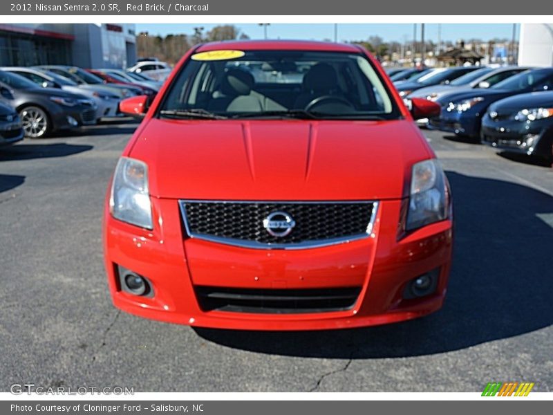 Red Brick / Charcoal 2012 Nissan Sentra 2.0 SR