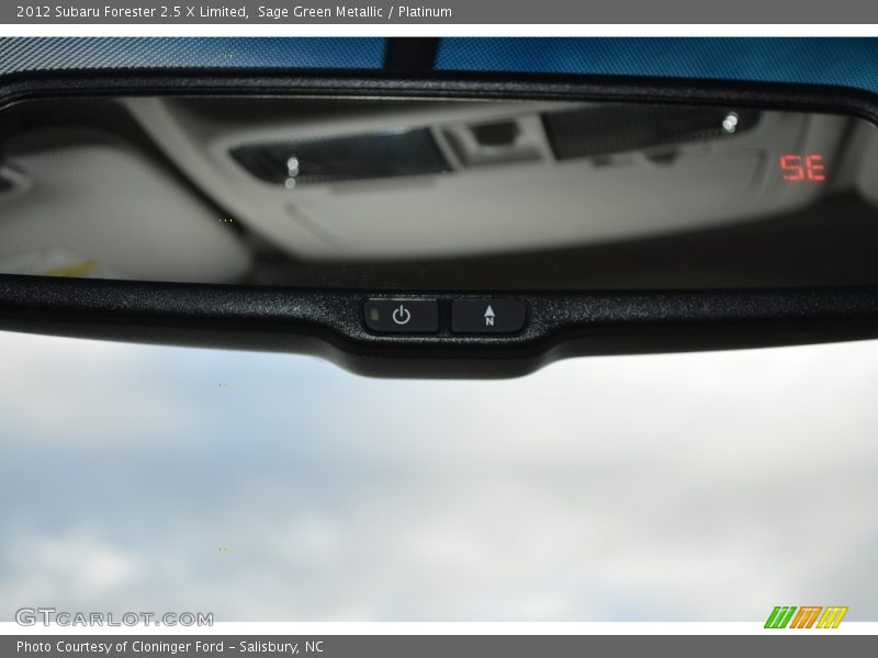 Sage Green Metallic / Platinum 2012 Subaru Forester 2.5 X Limited