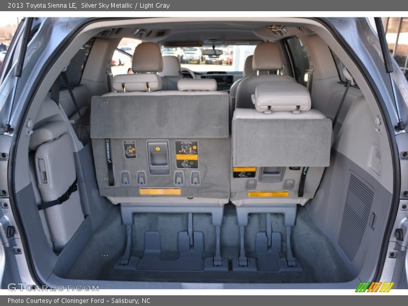Silver Sky Metallic / Light Gray 2013 Toyota Sienna LE