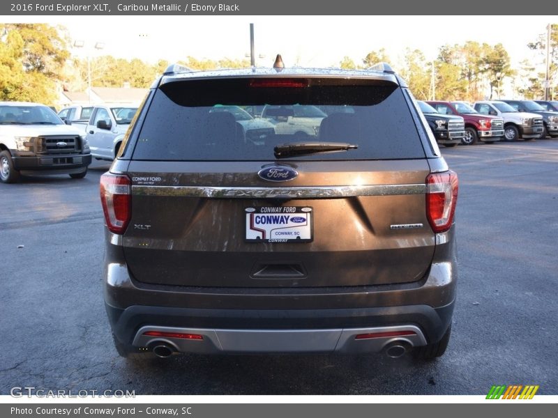 Caribou Metallic / Ebony Black 2016 Ford Explorer XLT