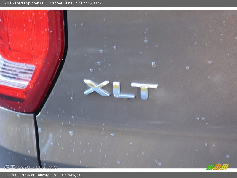 Caribou Metallic / Ebony Black 2016 Ford Explorer XLT
