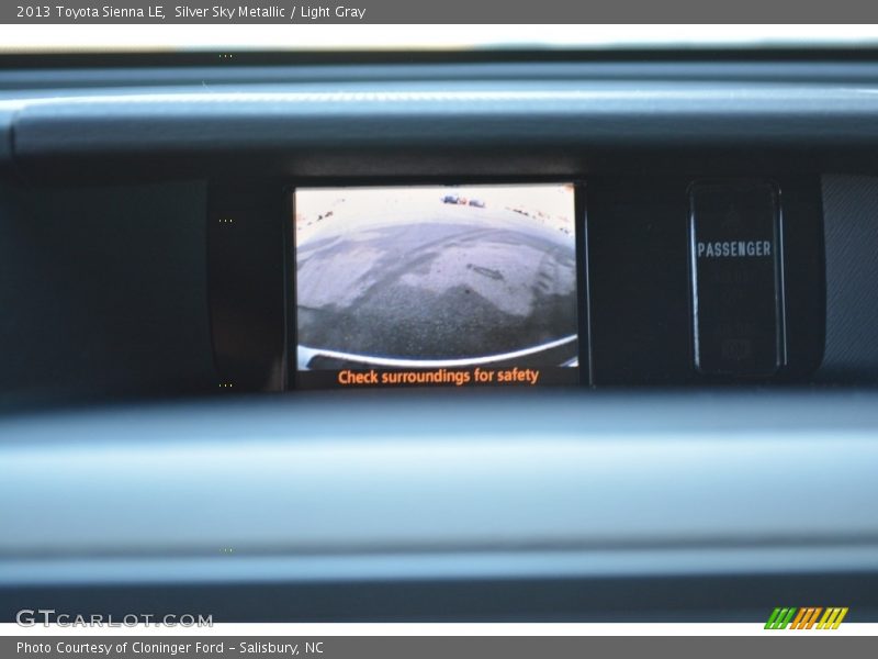 Silver Sky Metallic / Light Gray 2013 Toyota Sienna LE