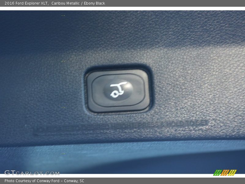 Caribou Metallic / Ebony Black 2016 Ford Explorer XLT