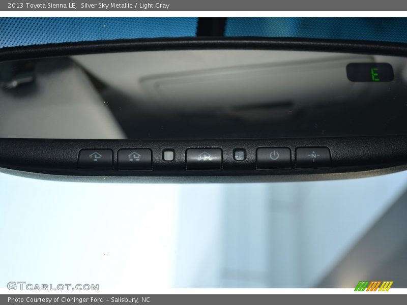 Silver Sky Metallic / Light Gray 2013 Toyota Sienna LE