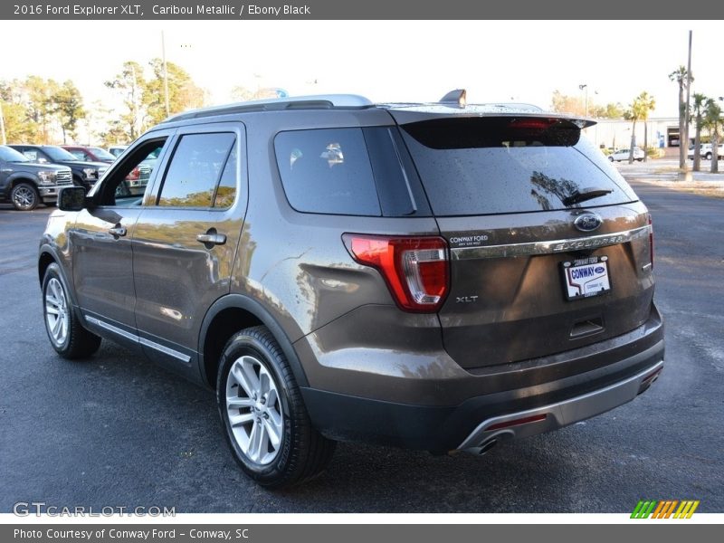 Caribou Metallic / Ebony Black 2016 Ford Explorer XLT