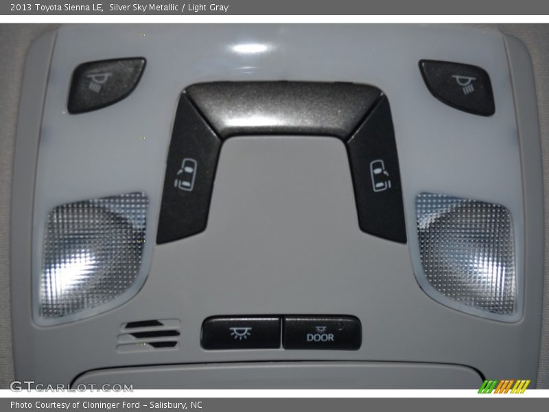 Silver Sky Metallic / Light Gray 2013 Toyota Sienna LE